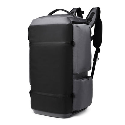 Ozuko 9326 Men Outdoor Multifunctional Anti-theft Backpack Sports Waterproof Travel Shoulders Bag with External USB Charging Port, Ozuko 9326