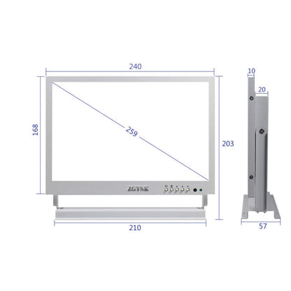 ZGYNK TB1016 10 Inch LCD Screen Ear Picking Equipment High-Definition Video Storage Display, US Plug, Regular Version, Ear Picking Video Version