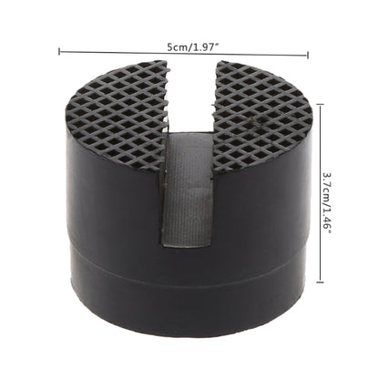 Floor Slotted Car Rubber Jack Pad Frame Protector Adapter Jacking Disk Pad Tool, Rubber Jack