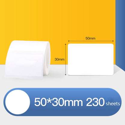 Thermal Label Paper Self-Adhesive Paper Fixed Asset Food Clothing Tag Price Tag for NIIMBOT B11 / B3S, 30x20mm 320 Sheets, 30x30mm 230 Sheets, 30x40mm 180 Sheets, 40x20mm 320 Sheets, 40x30mm 230 Sheets, 40x80mm 95 Sheets, 45x15mm 460 Sheets            ...