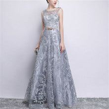 Banquet Lace Sleeveless  Long Party Formal Gown, XS, S, M, L, XL, XXL, XXXL
