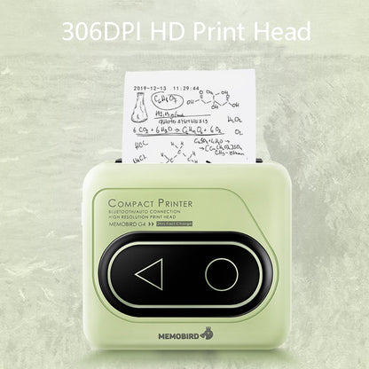 Memobird G4 Handheld Home Student Search Question Graffiti Notes Portable Bluetooth Thermal Printer, Avocado Green, Peach Powder, Classic White