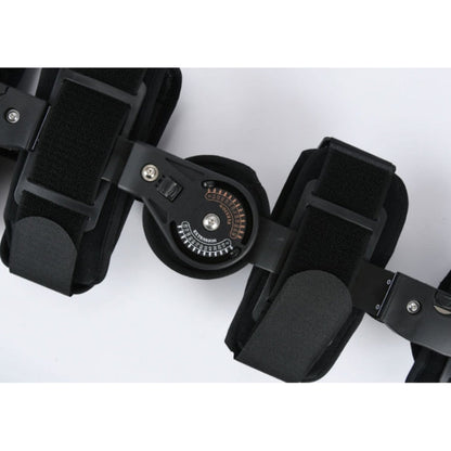 Adjustable Length Of Knee Joint Fixation Brace Knee Injury Fracture Protector Bracket(Black), Free Size
