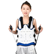 Adjustable Thoracolumbar Fixation Brace And Waist Protector,Style:, Single Airbag One Size, Double Airbag One Size, Standard Model (Without Airbag) One Size