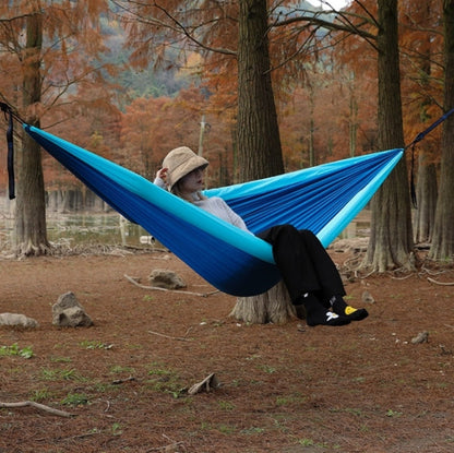 Outdoor Double Inflatable Hammock Anti-Rollover Camping Swing, Size: 270x140cm, 270x140cm Inflatable Green, 270x140cm Inflatable Blue, 270x140cm Inflatable Khaki