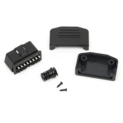 5 PCS 16PIN Car Male Connector OBD2 Connector Plug + Shell + Line Card + Screw OBD Plug J1962M, OBD Plug