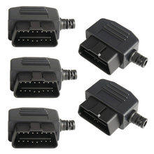5 PCS 16PIN Car Male Connector OBD2 Connector Plug + Shell + Line Card + Screw OBD Plug J1962M, OBD Plug