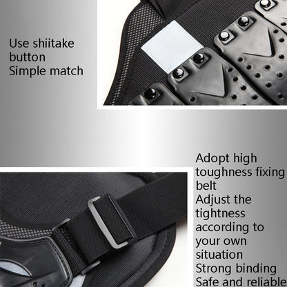 SULAITE Roller Skating Motorcycle Back Protector Spine Protection Sports Protective Gear Racing Vest, Size:, L, XL