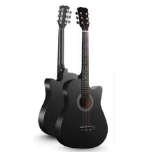 Folk Acoustic Guitar Beginner Training And Teaching Stringed Instruments, 41 Inch (Black), 41 Inch (Sunset Yellow)