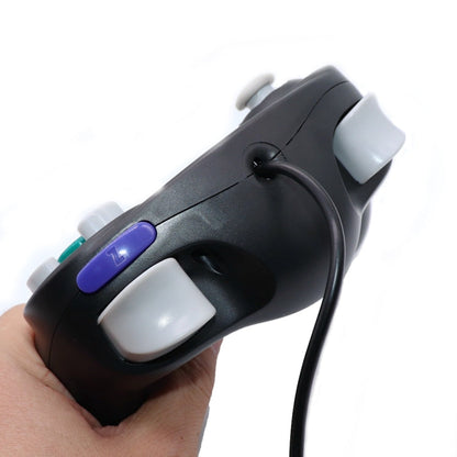 2 PCS Single Point Vibrating Controller Wired Game Controller For Nintendo NGC / Wii, White, Pink, Yellow, Red, Purple, Green, Blue, Black, Silver, Orange