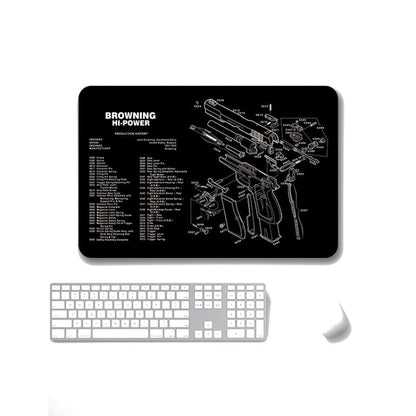 2 PCS Heat Transfer Non-Slip Single-Sided Office Gaming Mouse Pad, 2mm, 3mm