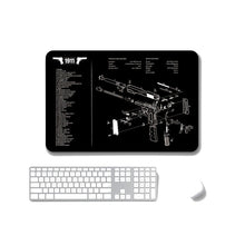 2 PCS Heat Transfer Non-Slip Single-Sided Office Gaming Mouse Pad, 4mm, 5mm