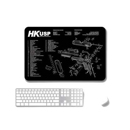 2 PCS Heat Transfer Non-Slip Single-Sided Office Gaming Mouse Pad, 4mm, 5mm