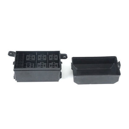 Car Modified 6-Way Insurance Box Total Control Plastic Shell Junction Box, 6-Way Insurance Box
