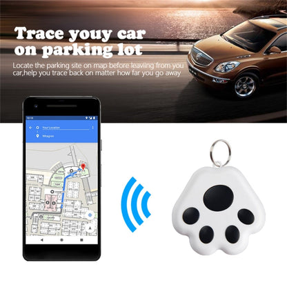 2 PCS HYC-09 Dog Paw Bluetooth Anti-Lost Device Pet Tracking Locator Keychain Smart Search Two-Way Alarm, Dog Paw Dark Gray, Dog Paw Black, Dog Paw White, Dog Paw Light Blue, Dog Paw Green, Dog Paw Pink, Dog Paw Red, Dog Paw Dark Blue