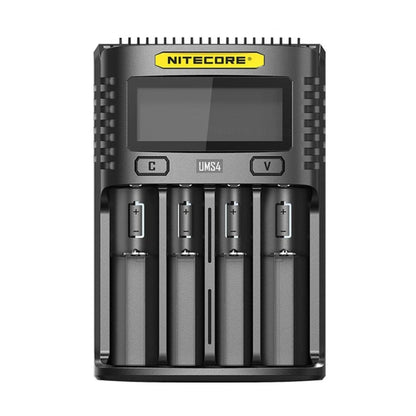 NITECORE Fast Lithium Battery Charger, US Plug, UMS4, UMS2