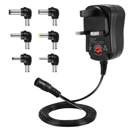 C5 3-12V 12W Adjustable Voltage Regulated Switch Power Supply Power Adapter Multifunction Charger With DC Tips, US Plug, UK Plug, EU Plug