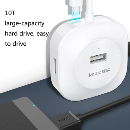 Jasoz High-Speed USB2.0 4-Ports HUB 1 to 4 Docking HUB, Black 0.3m, Black 1.2m, White 0.3m, White 0.5m, White 1.2m