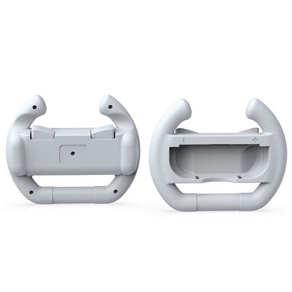 DOBE Left And Right Handle Steering Wheel For Switch OLED / Switch, Specification：, White（2PCS/Pack）, Black（2PCS/Pack）, Red + Blue（2PCS/Pack）