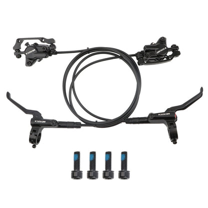 Meroca M800 Bicycle Brake Mountain Bike Universal Bilateral Brake Oil Pressure Disc Brake, Style:, 1 Pair Oil Brakes, 1 Pair Oil Brakes + 1 Pair Disc Brakes, Right Front 800mm, Left Back 1400mm, Right Front 800mm + Disc Brake                           ...