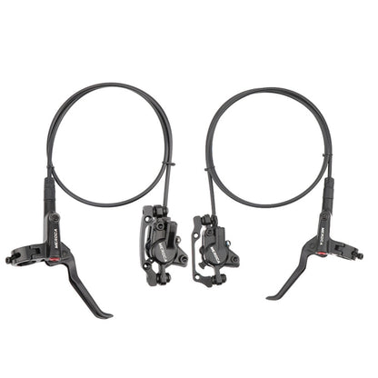 Meroca M800 Bicycle Brake Mountain Bike Universal Bilateral Brake Oil Pressure Disc Brake, Style:, 1 Pair Oil Brakes, 1 Pair Oil Brakes + 1 Pair Disc Brakes, Right Front 800mm, Left Back 1400mm, Right Front 800mm + Disc Brake                           ...