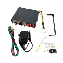 200W 12/24V Car Alert Host With Shoutlers 9 Sound Car Alarm Speaker, 9 Sound