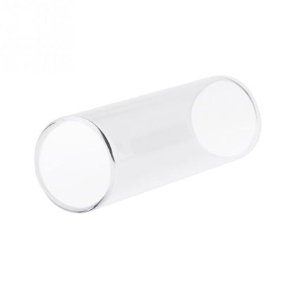 M02219 4 in 1 Plexiglass Slid Bar + Stainless Steel Slid Bar + Celluloid Guitar Finger Pick + Plastic Box Set, Plexiglass Slid Bar