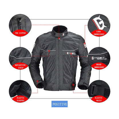 GHOST RACING GR-Y05 Motorcycle Cycling Cloth Men Knight Racing Jacket Keep Warm Anti-Fall Locomotive Off-Road Suit, M, L, XL, XXL, XXXL