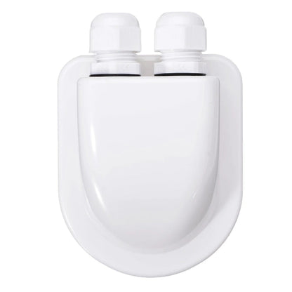 Solar Photovoltaic Plastic Bracket ABS Photovoltaic Car Roof Waterproof Junction Box, White, Black