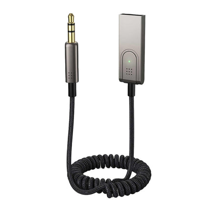 BY301 AUX Car Bluetooth 5.0 Receiver Mobile Call Bluetooth Adapter, BY301