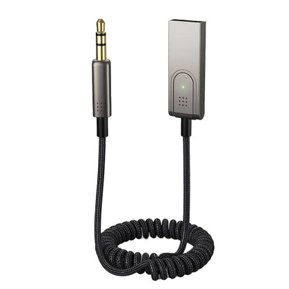 BY301 AUX Car Bluetooth 5.0 Receiver Mobile Call Bluetooth Adapter, BY301