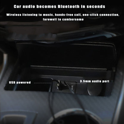 BY301 AUX Car Bluetooth 5.0 Receiver Mobile Call Bluetooth Adapter, BY301
