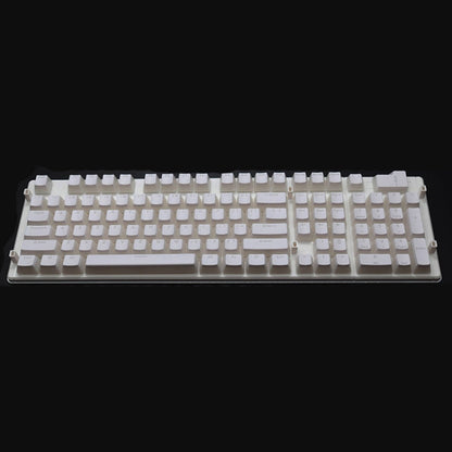 Pudding Double-layer Two-color 108-key Mechanical Translucent Keycap, White, Black, Gray, Sky Blue, Lemon Yellow, Violet, Orange, Apple Green, Red, Cheese Green, Dark Blue, Dark Coffee, Cyan, Light Coffee, Pink