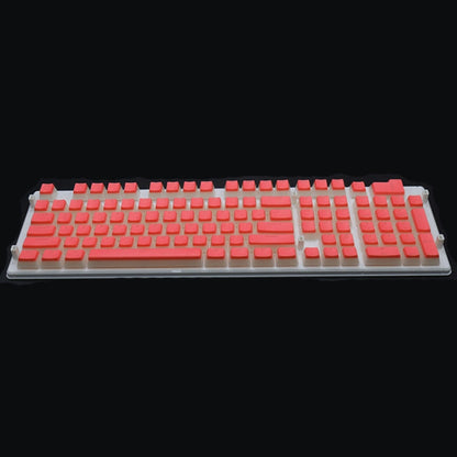 Pudding Double-layer Two-color 108-key Mechanical Translucent Keycap, White, Black, Gray, Sky Blue, Lemon Yellow, Violet, Orange, Apple Green, Red, Cheese Green, Dark Blue, Dark Coffee, Cyan, Light Coffee, Pink