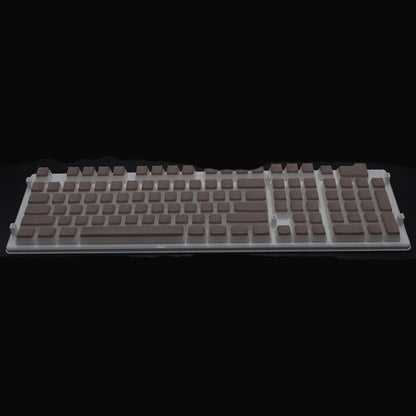 Pudding Double-layer Two-color 108-key Mechanical Translucent Keycap, White, Black, Gray, Sky Blue, Lemon Yellow, Violet, Orange, Apple Green, Red, Cheese Green, Dark Blue, Dark Coffee, Cyan, Light Coffee, Pink