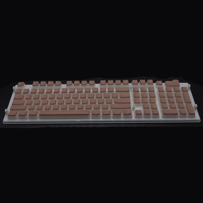 Pudding Double-layer Two-color 108-key Mechanical Translucent Keycap, White, Black, Gray, Sky Blue, Lemon Yellow, Violet, Orange, Apple Green, Red, Cheese Green, Dark Blue, Dark Coffee, Cyan, Light Coffee, Pink