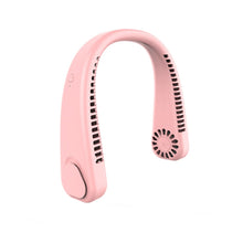 F2 USB Outdoor Portable Hanging Neck Fan, White, Pink, Blue, Green