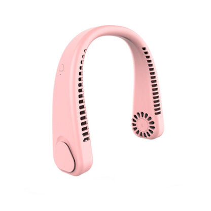 F2 USB Outdoor Portable Hanging Neck Fan, White, Pink, Blue, Green