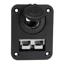 Andersen Panel Large Current Plug With 12V Cigarette Lighter Panel Combination, PA5403