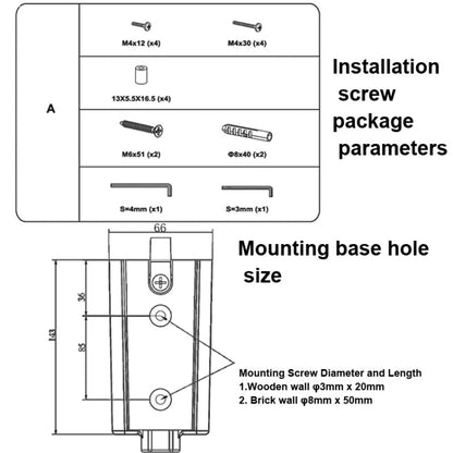 Gibbon Mounts L03 Computer Monitor Wall Mount Bracket Aluminum Alloy Quick Release TV Bracket
