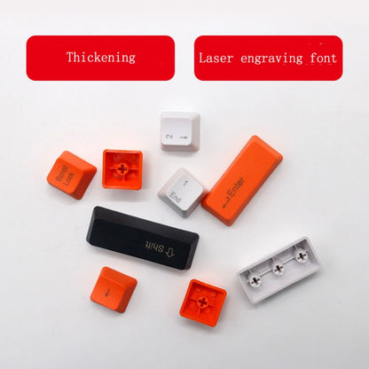 Mechanical Keyboard Laser PBT Keycap, Wang ZiRu Front Words, Wang ZiRu Side Words, Wang ZiRu No Words, Titanium Black Front Words, Light Gray No Words, Light Gray Front Words
