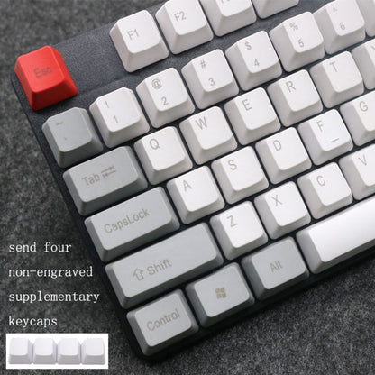 Mechanical Keyboard Laser PBT Keycap, Wang ZiRu Front Words, Wang ZiRu Side Words, Wang ZiRu No Words, Titanium Black Front Words, Light Gray No Words, Light Gray Front Words