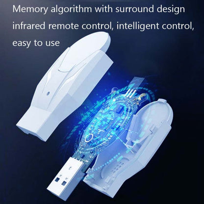 2 PCS IR18 Multifunctional Infrared WiFi Intelligent Voice Remote Control With Night Light Function