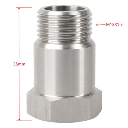 Car Oxygen Sensor Adapter Extended Joint M18x1.5, 2 PCS M18x1.5