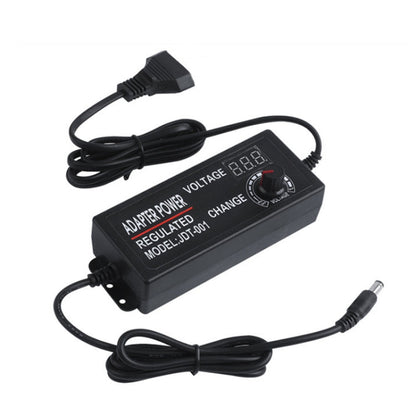 HuaZhenYuan 3-12V5A High Power Speed Regulation And Voltage Regulation Power Adapter With Monitor, US Plug, EU Plug, UK Plug, AU Plug