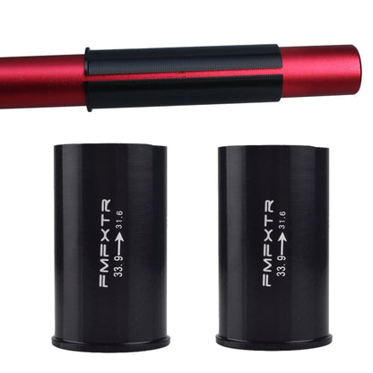 2 PCS FMFXTR Bicycle Seat Tube Reducer Sleeve Conversion Sleeve, Specification:, 27.2mm To 25.4mm, 28.6mm To 25.4mm, 28.6mm To 27.2mm, 30.4mm To 27.2mm, 30.8mm To 27.2mm, 31.6mm To 27.2mm, 33.9mm To 27.2mm, 33.9mm To 31.6mm