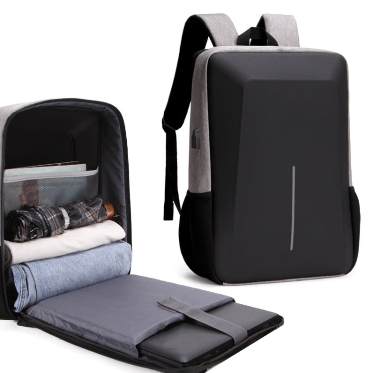 Men Business Shoulder USB External Interface Computer Bag, Color: 8001 Black, 8001 Black, 8001 Gray, 8001 Blue, 8001 Red, 8003 Black, 8003 Gray, 8001-J Black, 8001-J Gray, 8001-J Blue, 8001-J Red