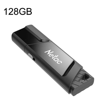 Netac U336 Protection With Lock Car High-Speed USB Flash Drives, 128GB
