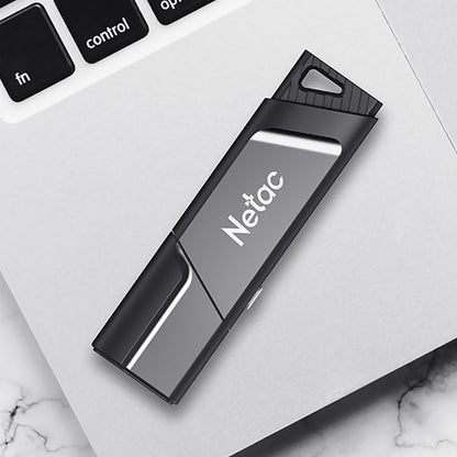 Netac U336 Protection With Lock Car High-Speed USB Flash Drives, 128GB
