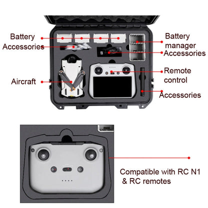Waterproof Storage Box Carrying Protective Box for DJI Mini 3 Pro, Style 2